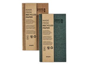 Agenda semainier Brepols ECODECO - 9x16cm - Assortis