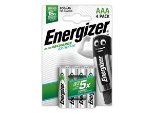 Piles rechargeables ENERGIZER Extreme HR3 (AAA)