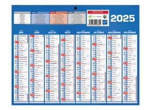 Calendrier banque Bouchut 16 mois septembre - 26,5x21cm