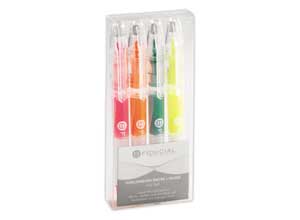 Surligneurs  encre liquide assortis