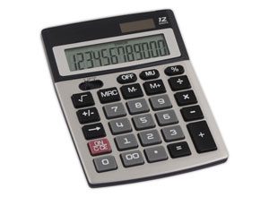 Calculatrice de bureau P12 compacte - 12 chiffres