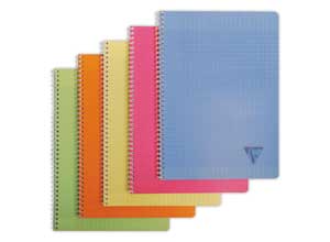 Cahier spirale Linicolor A4 180 pages,Séyès, 90g