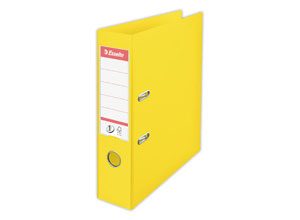 Classeur à levier ESSELTE VIVIDA N°1 Power Jaune Dos 7,5 cm