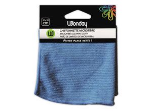 Chiffon micro fibres 20x20cm bleu clair