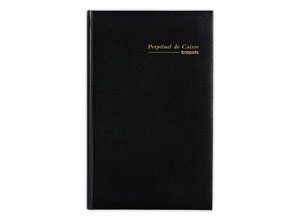 Agenda journalier Brepols Perpetuel caisse - 13x20,8 cm - Noir