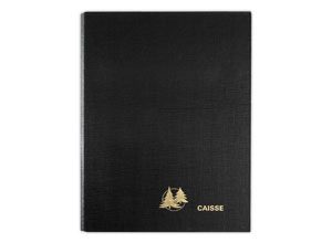 Classeur vide Exacompta agenda perpetuel caisse - 19x25,5cm - Noir