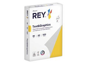 Ramette de 500 feuilles de papier blancText and Graphics A4 80G