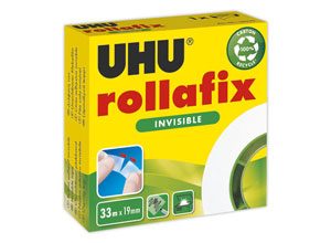 Ruban adhésif invisible Rollafix UHU -33 mx 19mm