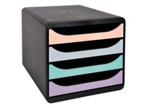 Module de classement 4 tiroirs Big Box+ Exacompta