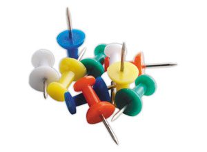 Punaises de signalisation Push-pins - Coloris assortis