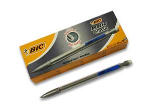 Porte-mines BIC Matic 5 corps gris- Mines 0,5mm