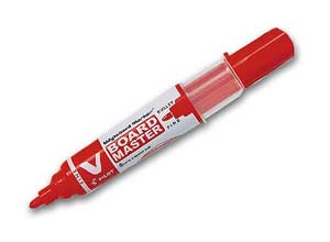 Marqueur PILOT V-Board Master Begreen -Pointe ogive - rouge
