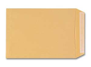Pochettes kraft économiques bande siliconée 250x353 mm 90g