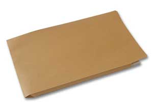 Pochettes kraft brun bande siliconée 250x353 mm à soufflets 30mm 120g