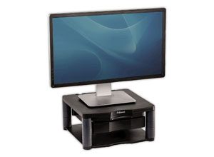 Support moniteur FELLOWES avec tiroir et porte-copies