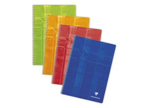 Cahier spirale Clairefontaine 90g, A4,100 pages, 5x5