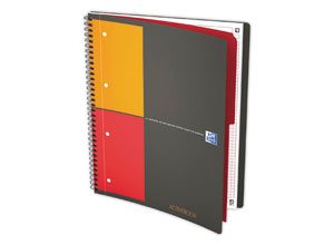 Cahier spirale Activebook, A4, 5x5,160pages, Oxford International