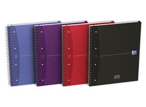 Cahier European OXFORD 4 tr. A4 - 5x5-240 pages+3 intercalaires