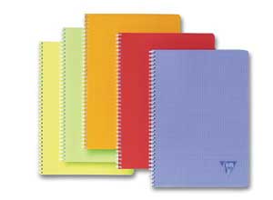 Cahier spirale Linicolor A4 100 pages,5x5, 90g