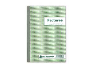 Manifold autocopiant imprimé Factures 14,8 x 21cm - Foliotage 50/2