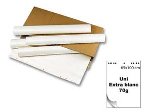 Recharges unies extra-blanc - 70 g